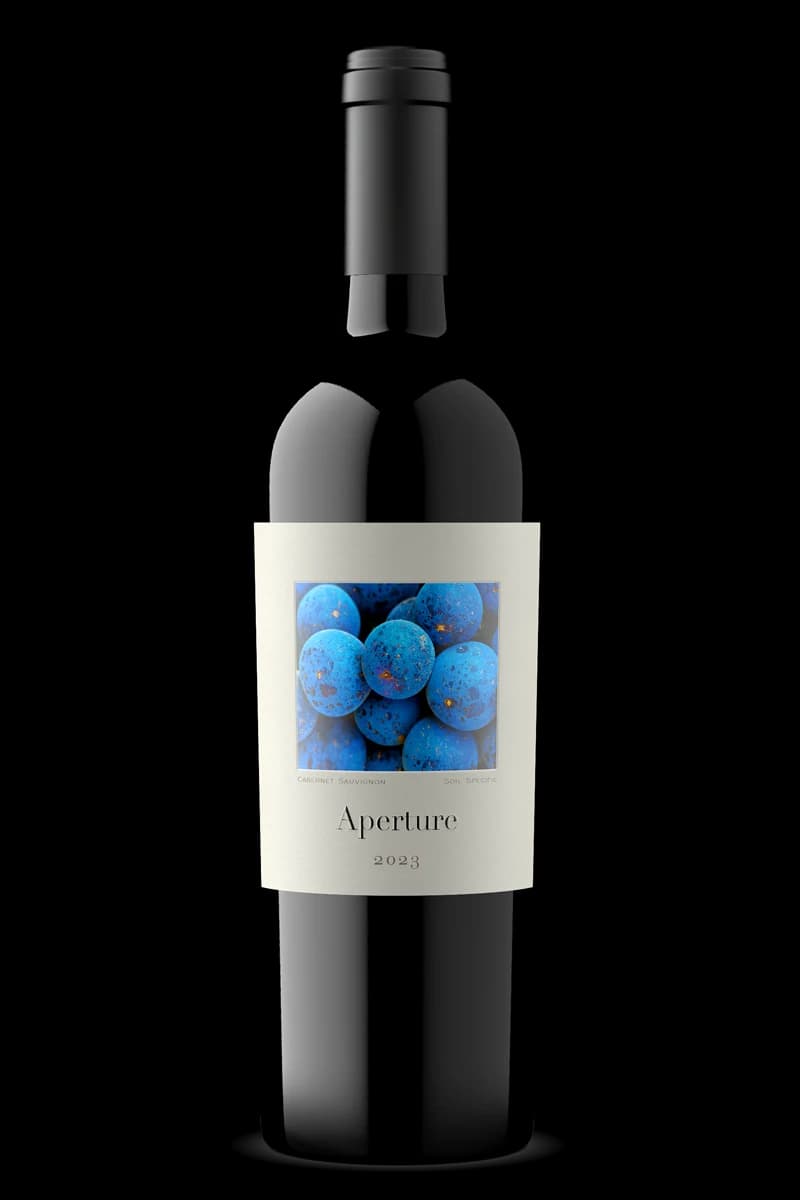 2023 Aperture Cabernet Sauvignon bottle reference