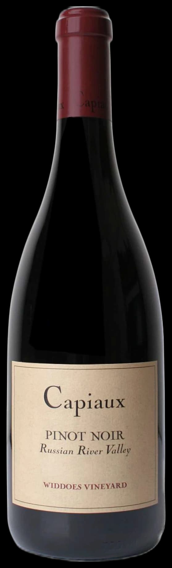 2023 Capiaux Widdoes Vineyard Pinot Noir bottle reference