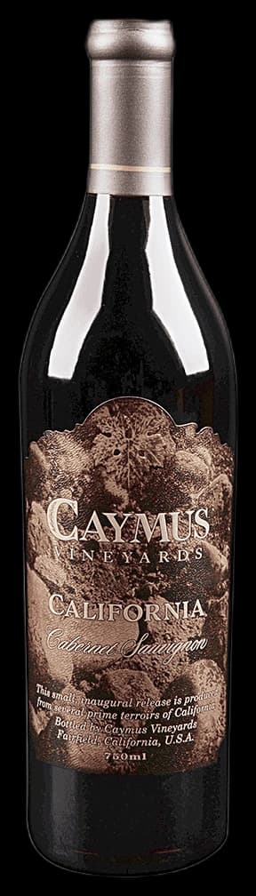 2023 Caymus California Cabernet Sauvignon bottle reference