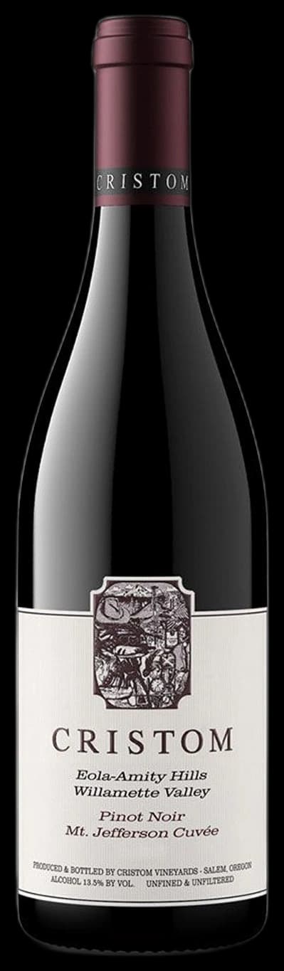 2023 Cristom Mt. Jefferson Pinot Noir bottle reference