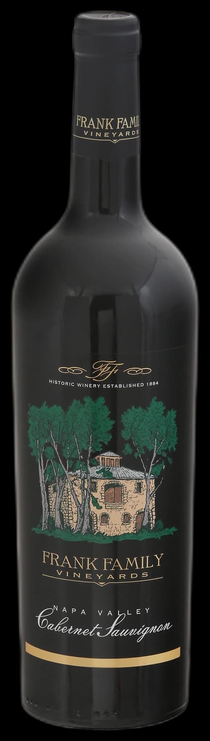 2022 Frank Family Vineyards Cabernet Sauvignon bottle reference