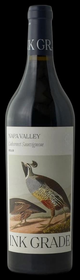2019 Ink Grade Estate Napa Valley Cabernet Sauvignon bottle reference