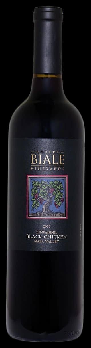 2023 Robert Biale Vineyards Black Chicken Zinfandel bottle reference