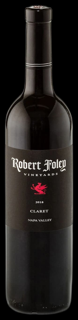 2018 Robert Foley Vineyards Claret bottle reference