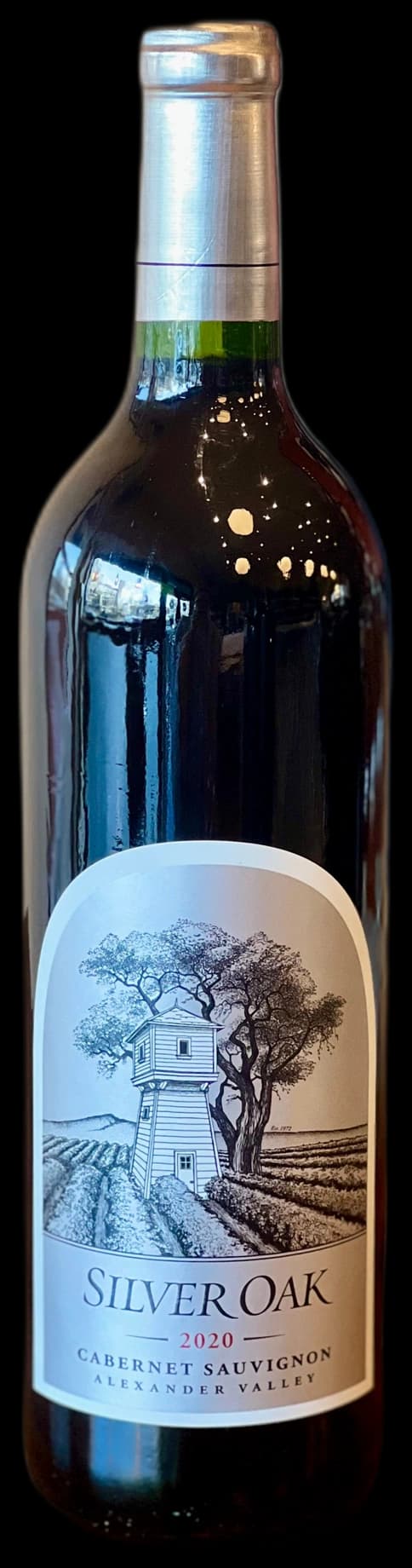 2020 Silver Oak Alexander Valley Cabernet Sauvignon bottle reference